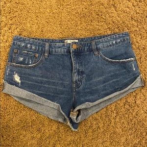 Free People Jean Short